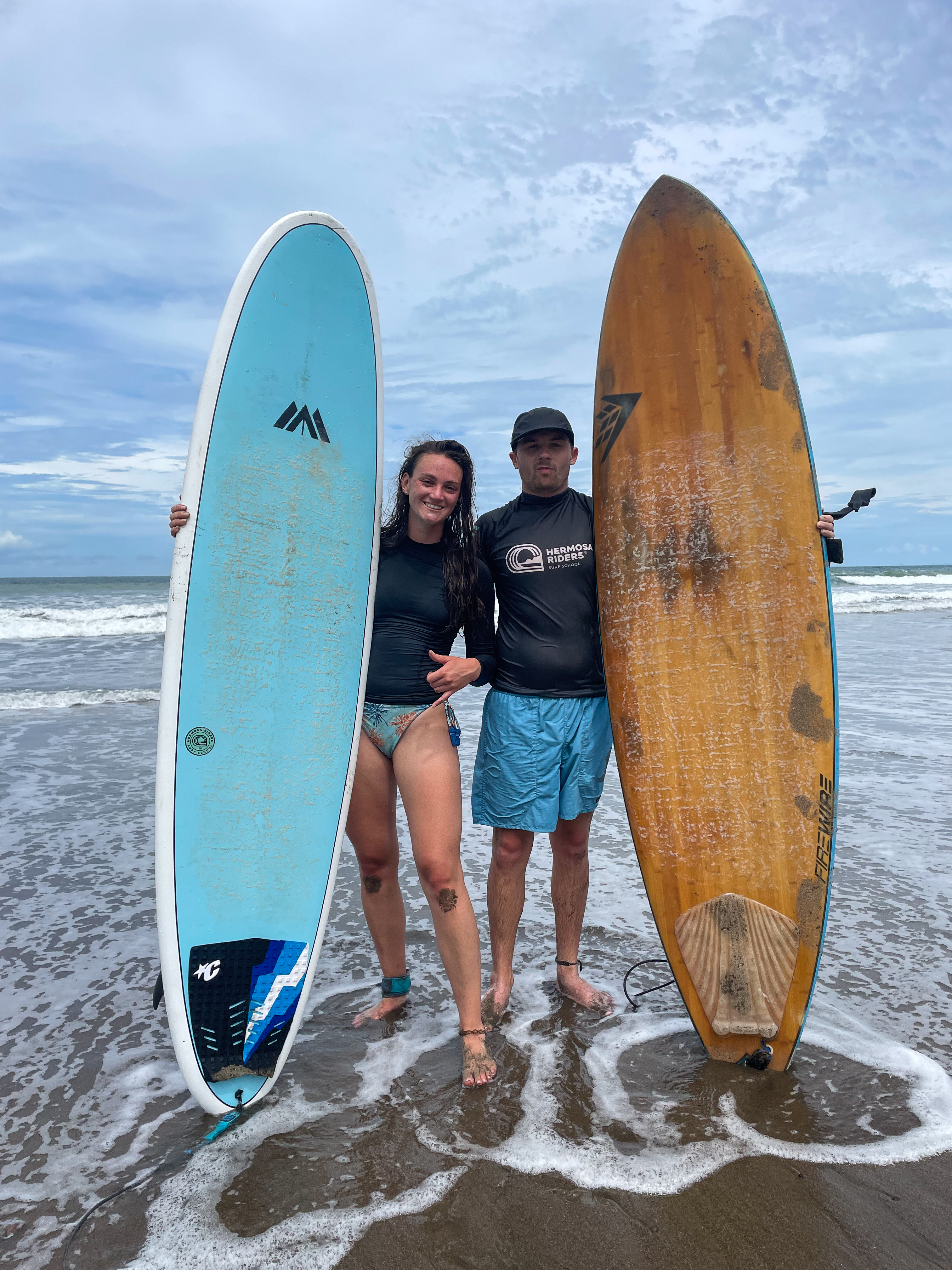 Ben and I after our surf lesson